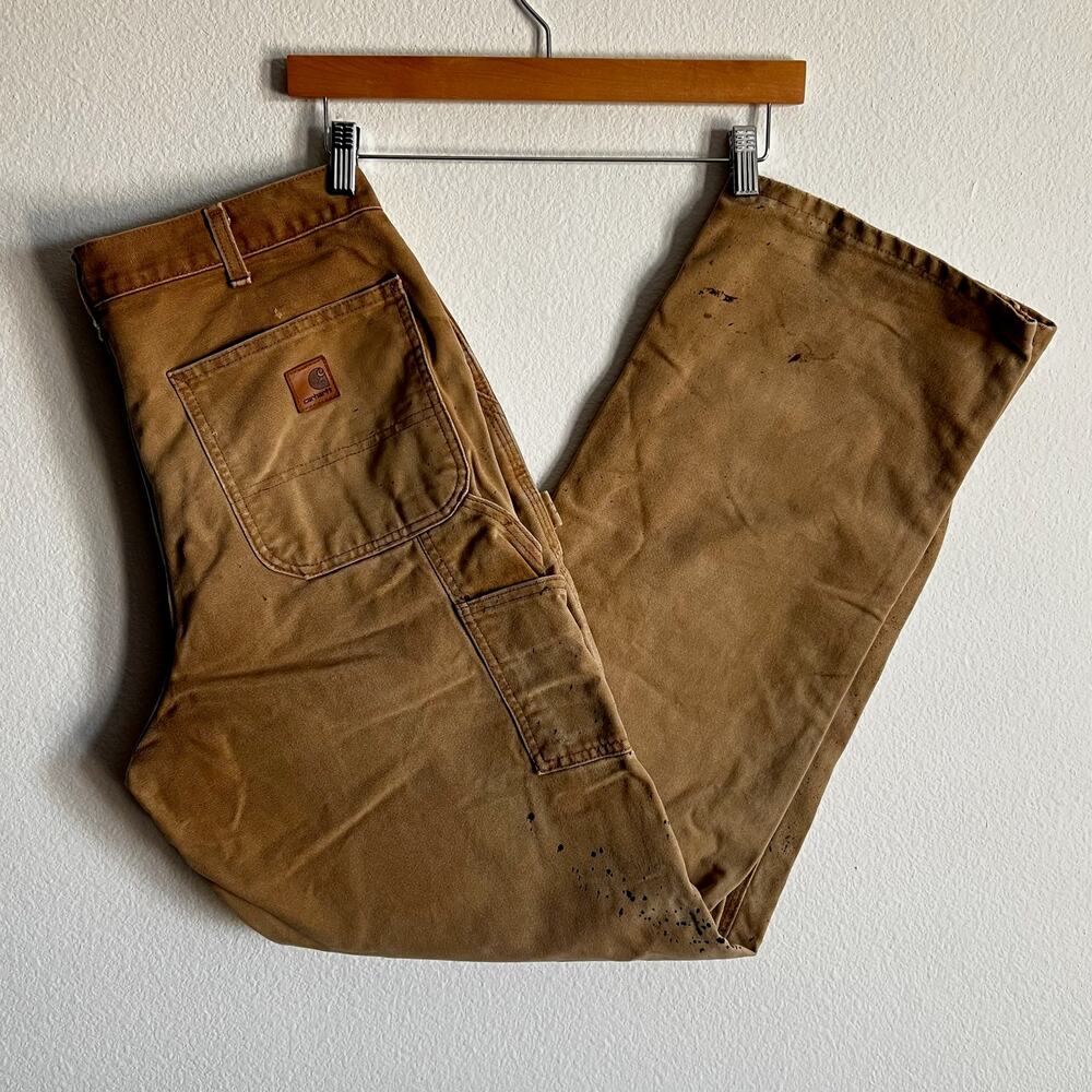 Carhartt B11 BRN brown work wear carpenter pants